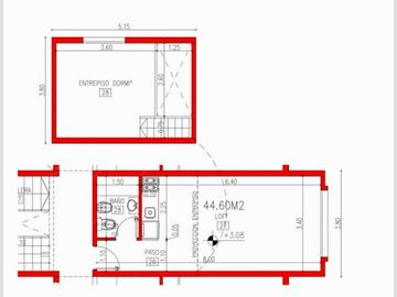Venta de Departamento tipo loft en Complejo cerrado