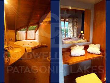 Venta Hostería 1100m2, lote de 5.000m2 en Bº Puerto Manzano Villa La Angostura