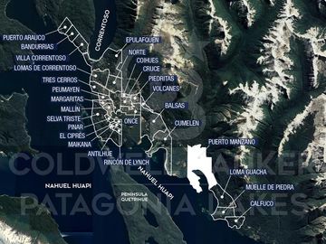 Venta Hostería 1100m2, lote de 5.000m2 en Bº Puerto Manzano Villa La Angostura