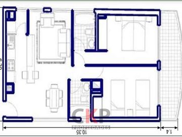 Departamento en Venta en Metro Cerro Blanco / Av Recoleta