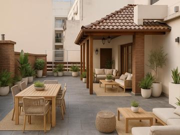 Venta dúplex 6 amb, 377m2, terraza propia y cochera en Caballito