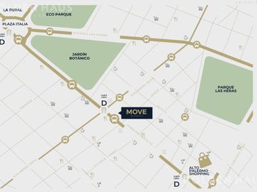 Departamento en  Palermo