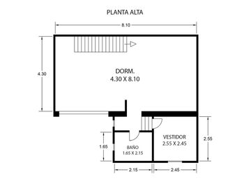 VENTA - PH 2 AMBIENTES con VESTIDOR - VILLA CRESPO