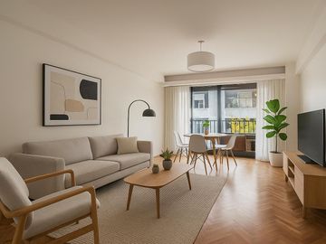 Departamento 4 ambientes, muy luminoso, balcón.