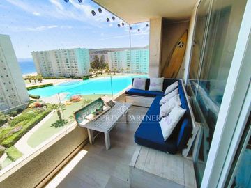 Encantador Departamento con Vista al Mar y Laguna Navegable en Papudo Laguna