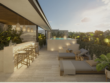 Departamento en Venta en Mérida, Alua, Temozón Norte ( Mod A)