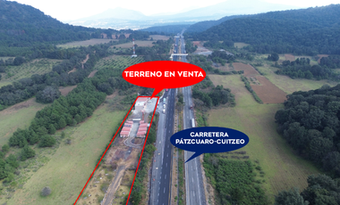 HOTEL, RESTAURANTE Y LOCAL EN VENTA SOBRE AUTOPISTA PÁTZCUARO-CUITZEO