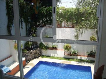 Residencia amueblada con alberca en Burgos, Cuernavaca
