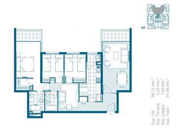 Departamento en venta  en SANTIAGO