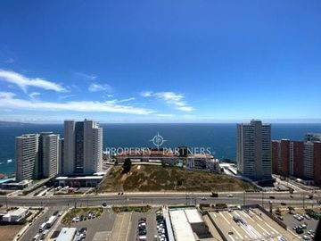 Dpto. con Vista al Mar 1D/1B ideal para Inversión o Vivienda - Las Golondrinas, Reñaca