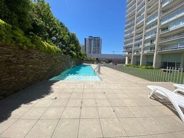 Dpto. con Vista al Mar 1D/1B ideal para Inversión o Vivienda - Las Golondrinas, Reñaca