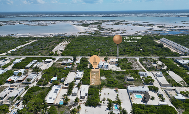 Terreno en venta en Chuburná Puerto. Proyecto arquitectónico gratis!!