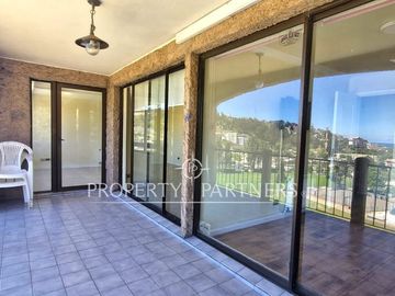 Céntrico dúplex con gran terraza y vista despejada en Reñaca
