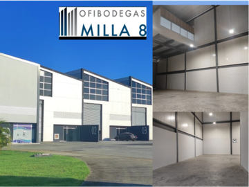 OFIBODEGA DE 600M2 EN VENTA O ALQUILER EN MILLA 8