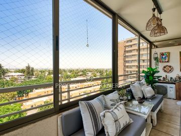 Venta de departamento en Ñuñoa! 101m2 con maravillosa vista!