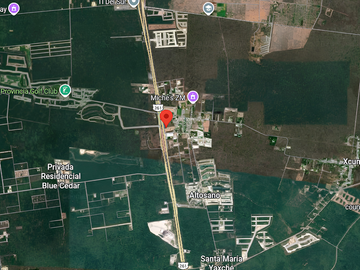 Terreno en renta zona comercial carretera Mérida-Progreso