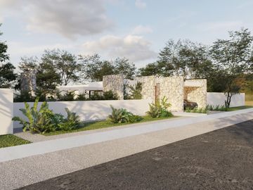 CASA EQUIPADA EN VENTA DE UNA PLANTA EN PRIVADA DZIDZIL-HA.