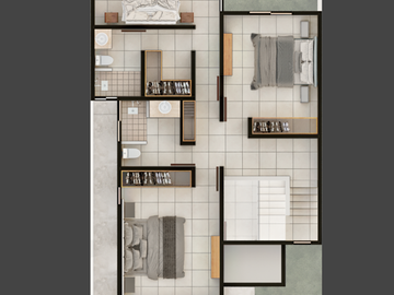 Casa en venta de dos recamaras, baño y medio en Mérida, Yucatan.