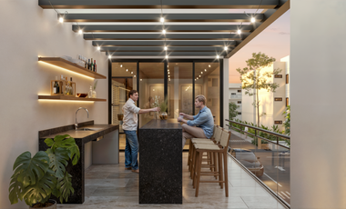 Departamento en venta en Chuburna en financiamiento