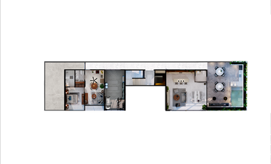 Departamento(B) en Venta en Piin en Temozón Norte