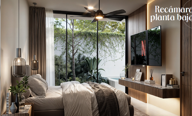 CASA 3 HABITACIONES  MODELO B EN VENTA EN PRIVADA RESIDENCIAL EN TEMOZON NORTE