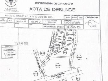 TERRENO EN VENTA DE 168.27M2  CON ESCRITURAS