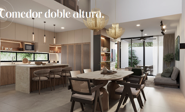 CASA 03 MODELO B  3 HABITACIONES EN VENTA EN PRIVADA EN TEMOZON NORTE