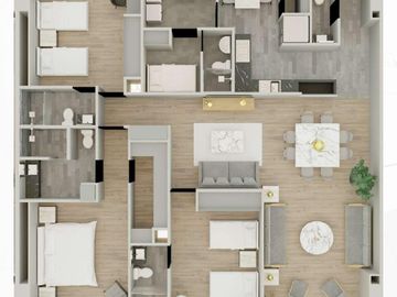 Departamento en Venta en Interlomas Residencial Uptown (m2d3674)
