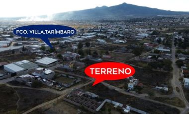 TERRENO EN VENTA EN TARÍMBARO, ZONA COL. LOS ÁNGELES