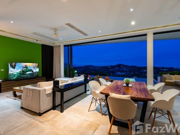 Luxury 3-Storey Villa with Stunning Sea Views in Plai Laem