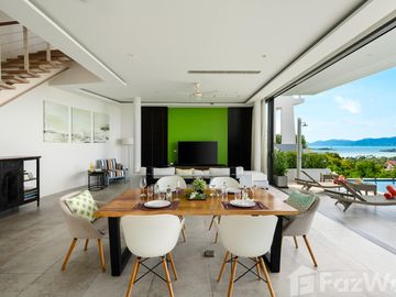 Luxury 3-Storey Villa with Stunning Sea Views in Plai Laem