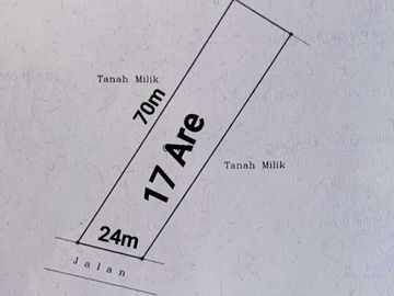 Land for sale in Tabanan, Bali