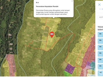 Land for sale in Tegallalang, Bali