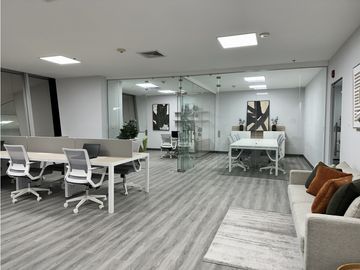 TORRE DE LAS AMÉRICAS - OFICINA 106m2 AMOBLADA $2743