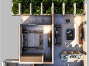 Helia Condos – Departamento de 1 Recámara