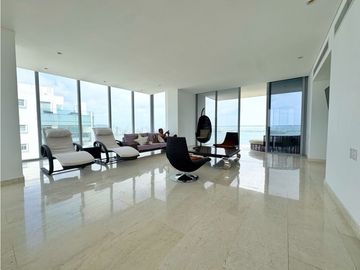 Exclusivo apartamento de lujo en bocagrande_vista frontal a la bahia