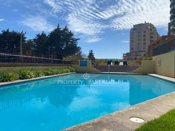 Amplio departamento con vista infinita en Jardín del Mar