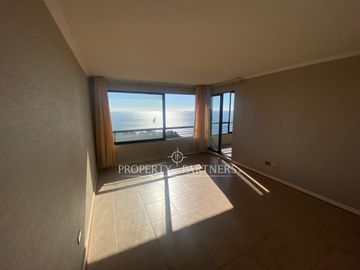 Amplio departamento con vista infinita en Jardín del Mar