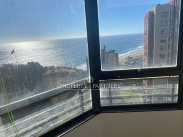 Amplio departamento con vista infinita en Jardín del Mar