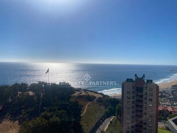 Amplio departamento con vista infinita en Jardín del Mar
