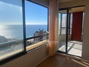 Amplio departamento con vista infinita en Jardín del Mar