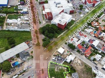 Terreno en RENTA sobre Av. López Portillo esquina con Av. Lázaro Cardenas.