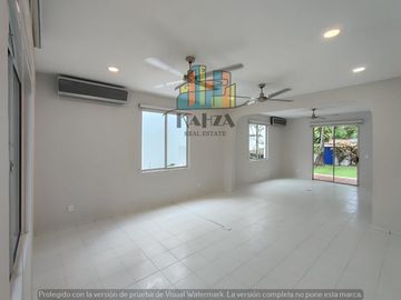 CASA AMUEBLADA 4 RECAMARAS CON ALBERCA Y JARDIN EN CANCUN