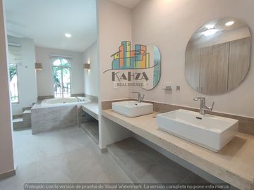 CASA AMUEBLADA 4 RECAMARAS CON ALBERCA Y JARDIN EN CANCUN