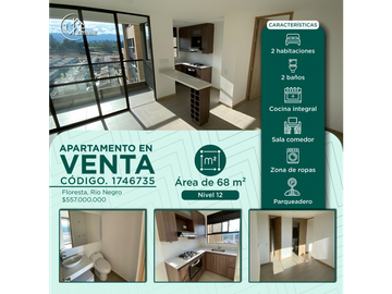 APARTAMENTO UBICADO EN RIONEGRO, SECTOR LA FLORESTA