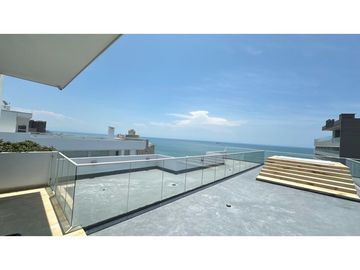 Apartamento Amoblado Vista al Mar Bello Horizonte -060-R
