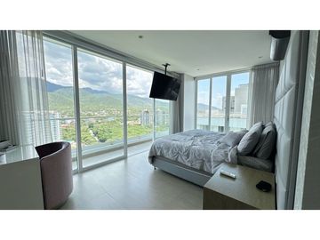 Apartamento Amoblado Vista al Mar Bello Horizonte -060-R