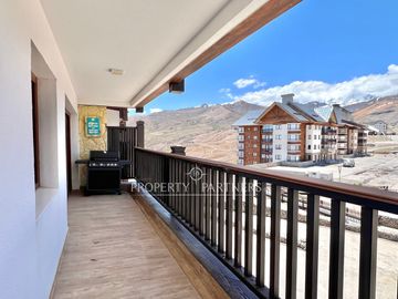 Amplio departamento 3 dormitorios Valle Nevado