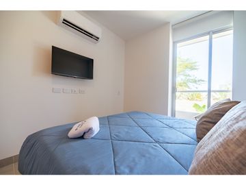 Renta apartamento amoblado con salida al mar de Santa Marta
