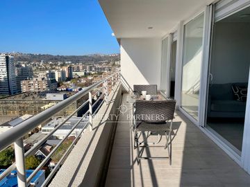 Departamento full equipado ideal inversión en Viña del Mar.